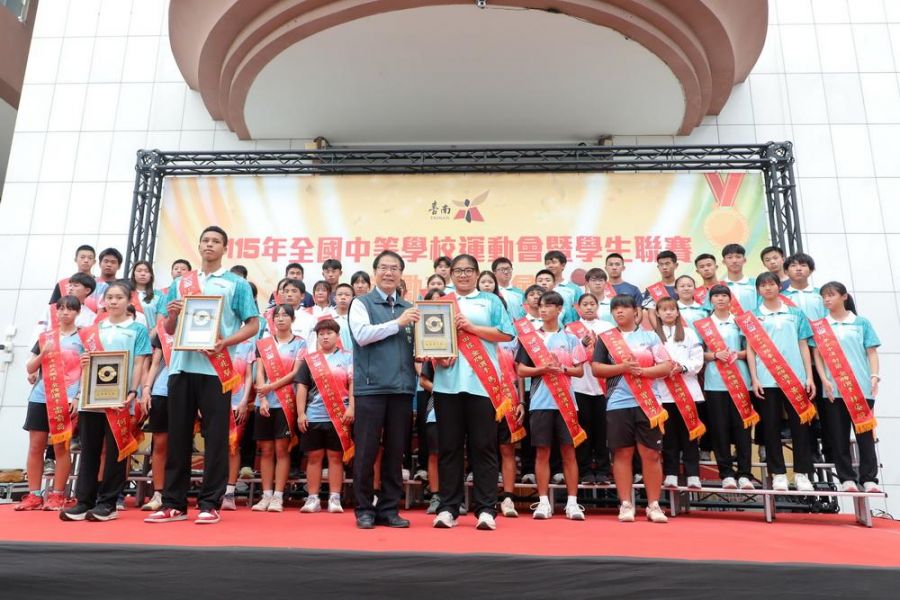 南市全中運勇奪120面獎牌  學生運動聯賽再創佳績