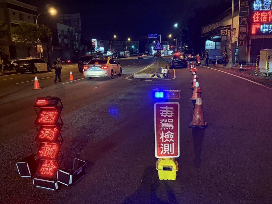 彰化警方雷厲大臨檢  緝獲毒駕2件、酒駕5件 交通違規81件