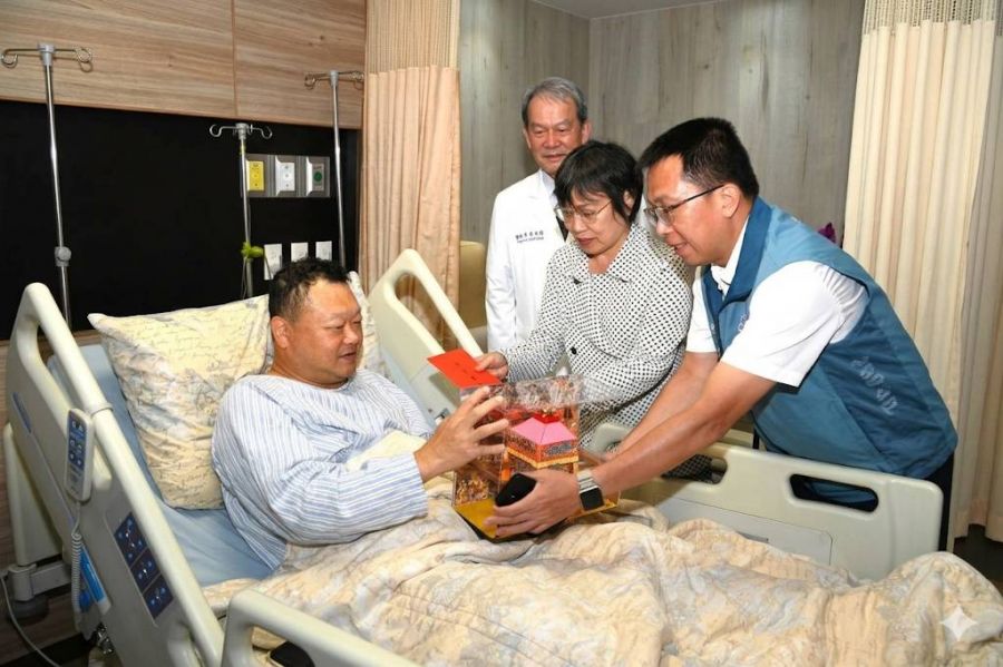 埔鹽分駐所所長陳國銘緝毒遭撞，內政部長親赴慰問