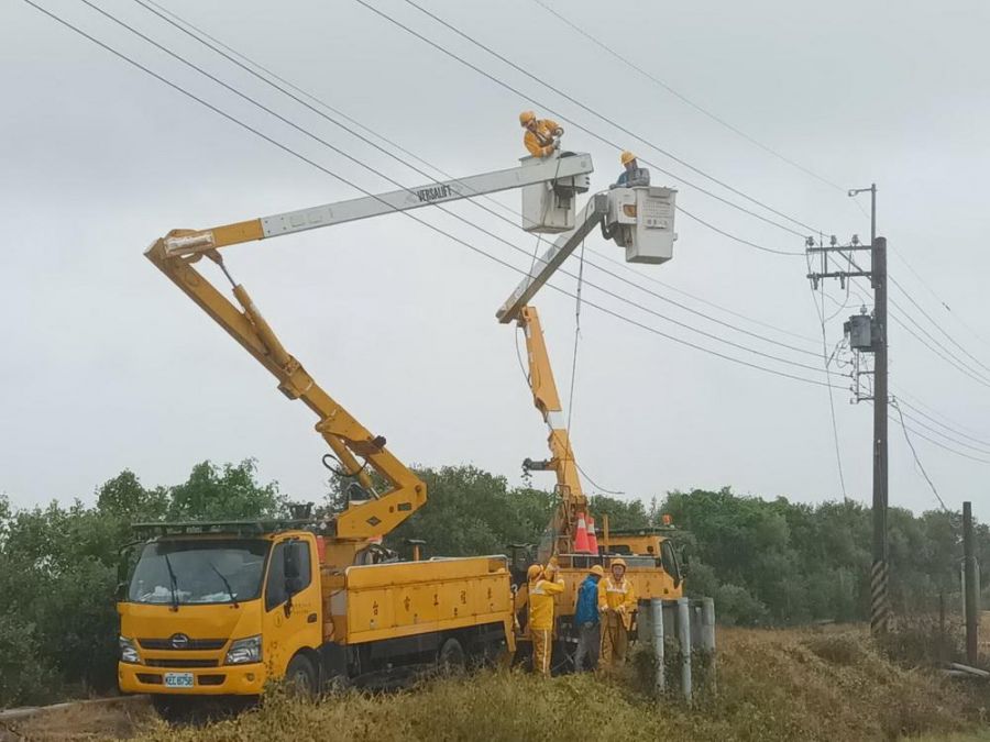 台電屏東區處0625豪雨停電搶修