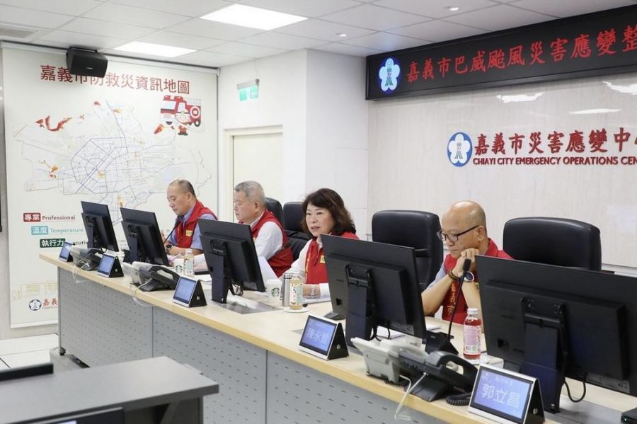 強颱巴威來襲  嘉市完成防災整備 黃敏惠：守護市民安全不鬆懈